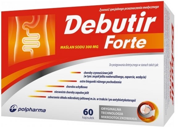 Polpharma Debutir Forte x60 kapsułek