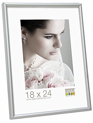 Deknudt ramka s011d1 13.0 X 18.0 z tworzywa sztucznego, mat srebrny S011D1-13.0X18.0