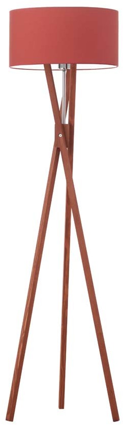 Lysne Drewniana lampa podłogowa ELX 400006/10