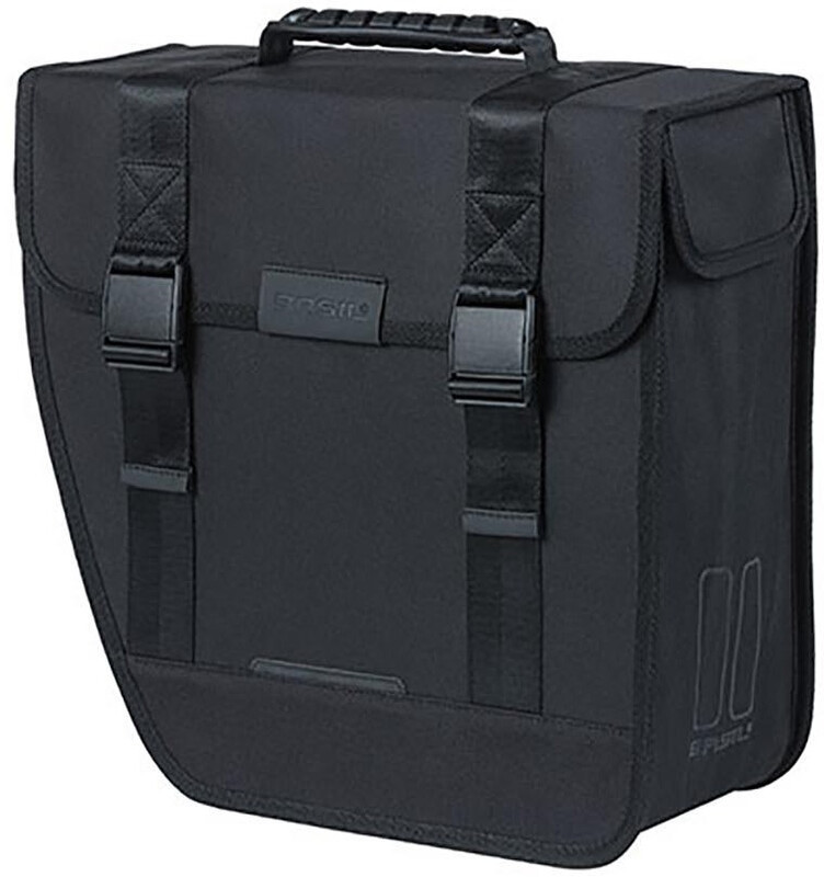 Basil Tour Single Pannier Bag Left 14l, czarny 2022 Sakwy 18180