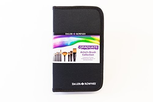 Daler Rowney etui z zamkiem błyskawicznym, do 10 pędzla 212500110