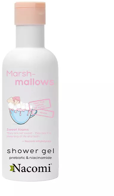 Nacomi żel pod prysznic marshmallow 300ml