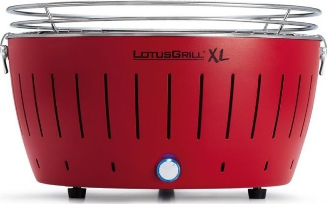 LotusGrill Grill ogrodowy węglowe ruszt nierdzewny 40 cm G435 czerwony LG G435 U Rot