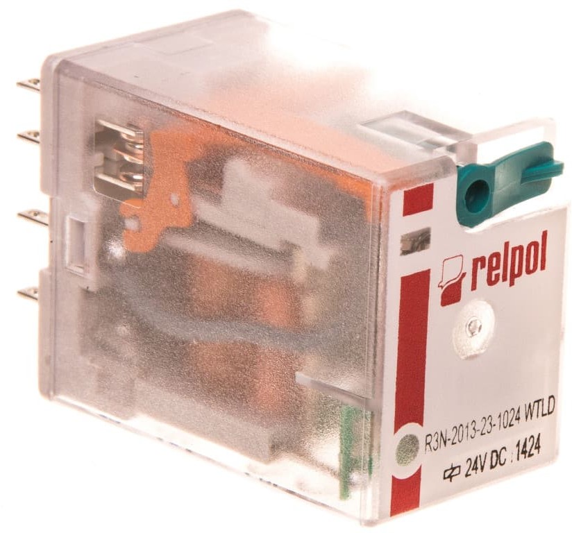 Relpol Przekaźnik przemysłowy 3P 24V DC AgNi R3N-2013-23-1024-WTLD