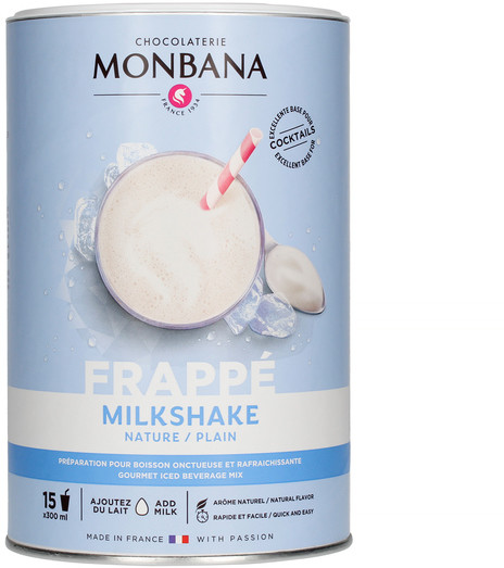 Monbana Monbana Natural Frappe Milk Shake 1kg 121M394