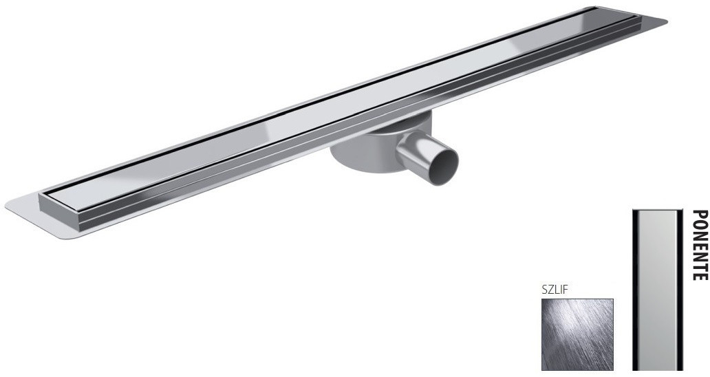 Wiper New Premium Slim Ponente Zestaw Odpływ liniowy 50 cm szlif 100.3387.02.050