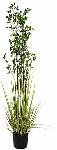Europalms EUROPALMS Krzew zimozielony porośnięty trawą, roślina sztuczna, 182cm 82600185