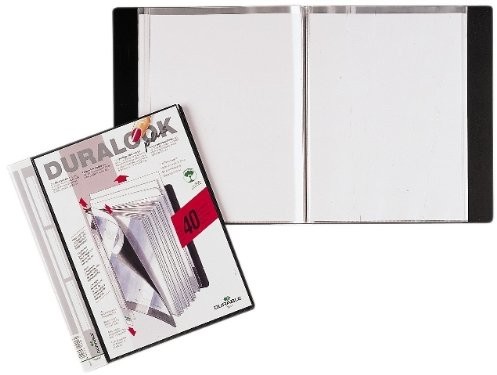Durable Duralook Plus teczki prezentacyjne, czarny 243401