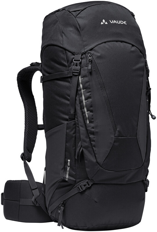 Vaude Asymmetric 52+8 Backpack, czarny 2022 Plecaki turystyczne 15945-10-O
