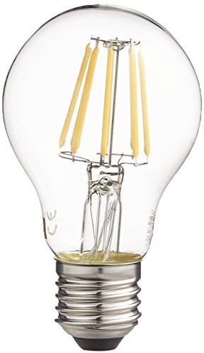 EMOS żarówka LED Filament A60 A + + 8 W E27 Biały neutralny, szkło, 8 W, przezroczysty, 6,5 x 6,5 x 13 cm Z74271