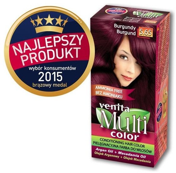 Venita Multi Color, farba do włosów, 5.65 Burgund
