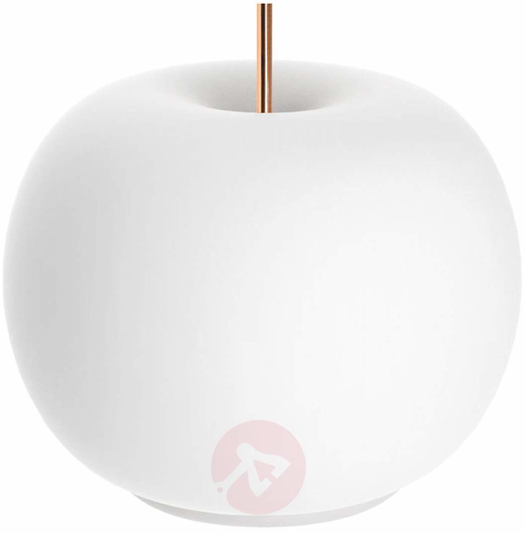 Kundalini Przenośna lampa stołowa LED Kushi, miedziana