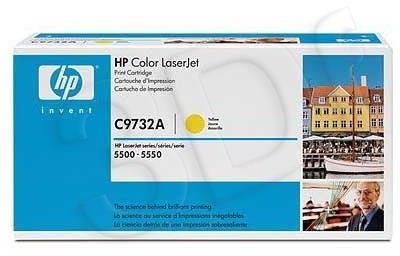 HEWLETT-PACKARD Toner HP C9732A (oryginał HP645A HP 645A; 12 000 stron; żółty) C9732A