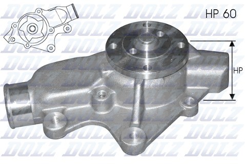 Dolz INDUSTRIAS Pompa wodna INDUSTRIAS J202