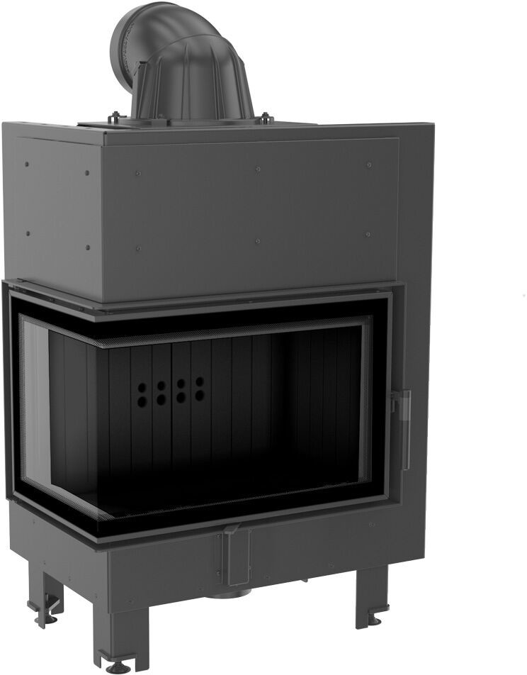 Kratki.pl pl Marek Bal wkład kominkowy MBM lewy BS V2 czarny termotec MBM/L/BS/BLACK