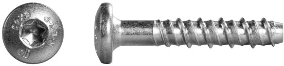 RawlPlug Wkręt do betonu R-LX M6 x 40 mm z łbem soczewkowym 10 szt. R-S3-LXP06040Z/10