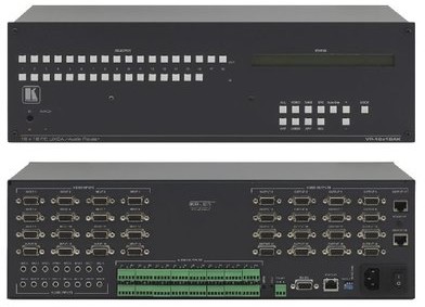 Kramer VP-16x18AK 16x18 przełącznik Matrix do grafiki komputerowej i niesymetrycznego stereo-audio VP-16x18AK