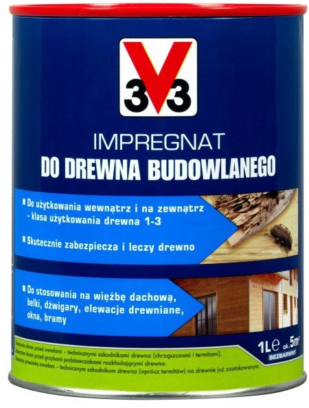 V33 Impregnat do drewna budowlanego 25 l