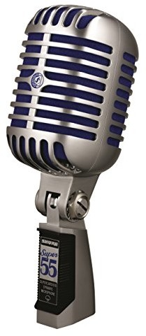 Shure Super 55  mikrofon (Studio, 60  17000 HZ, Super-Cardioid, przewodowa, chrom) SUPER 55