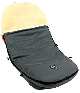 Kaiser plecak do wózka dziecięcego do wszystkich modeli marki Bugaboo i Joolz, medycyna jagnięca antracytowy