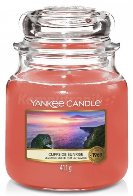 Yankee Candle Cliffside Sunrise Średnia Świeca Zapachowa 411g YC000298