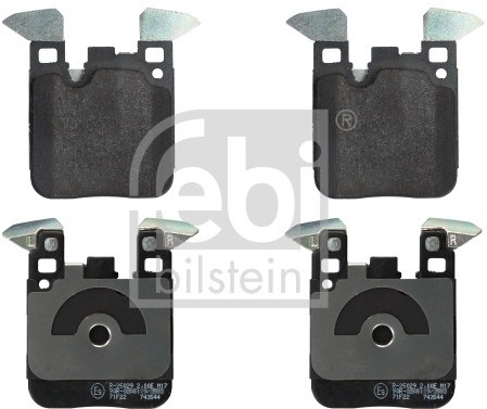 FEBI Zestaw klocków hamulcowych, hamulce tarczowe FEBI 16909