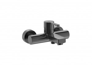 Roca A5A0296NM0 NAIA BRUSHED TITANIUM BLACK bateria wannowa ścienna bez zestawu