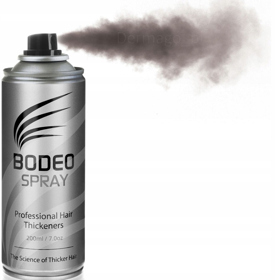 Mikrowłókna w Sprayu Bodeo 200ml Zagęszczanie Wł.
