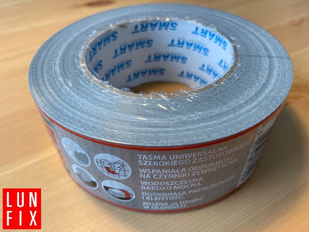 Taśma Tkaninowa Naprawcza Zbrojona srebr 48mm/50m