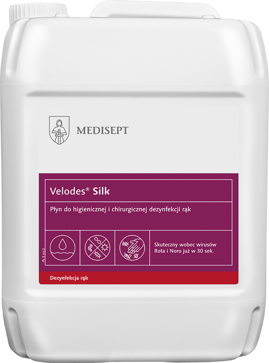 Medisept Velodes Silk płyn do dezynfekcji rąk 5000ml