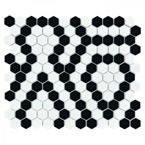 Dunin Mozaika Dunin Hexagonic Mini Hexagon B&W Lace