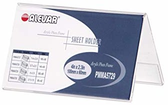 Alevar Wielofunkcyjny podwójny akrylowy znak 10 x 6 PMMA5729