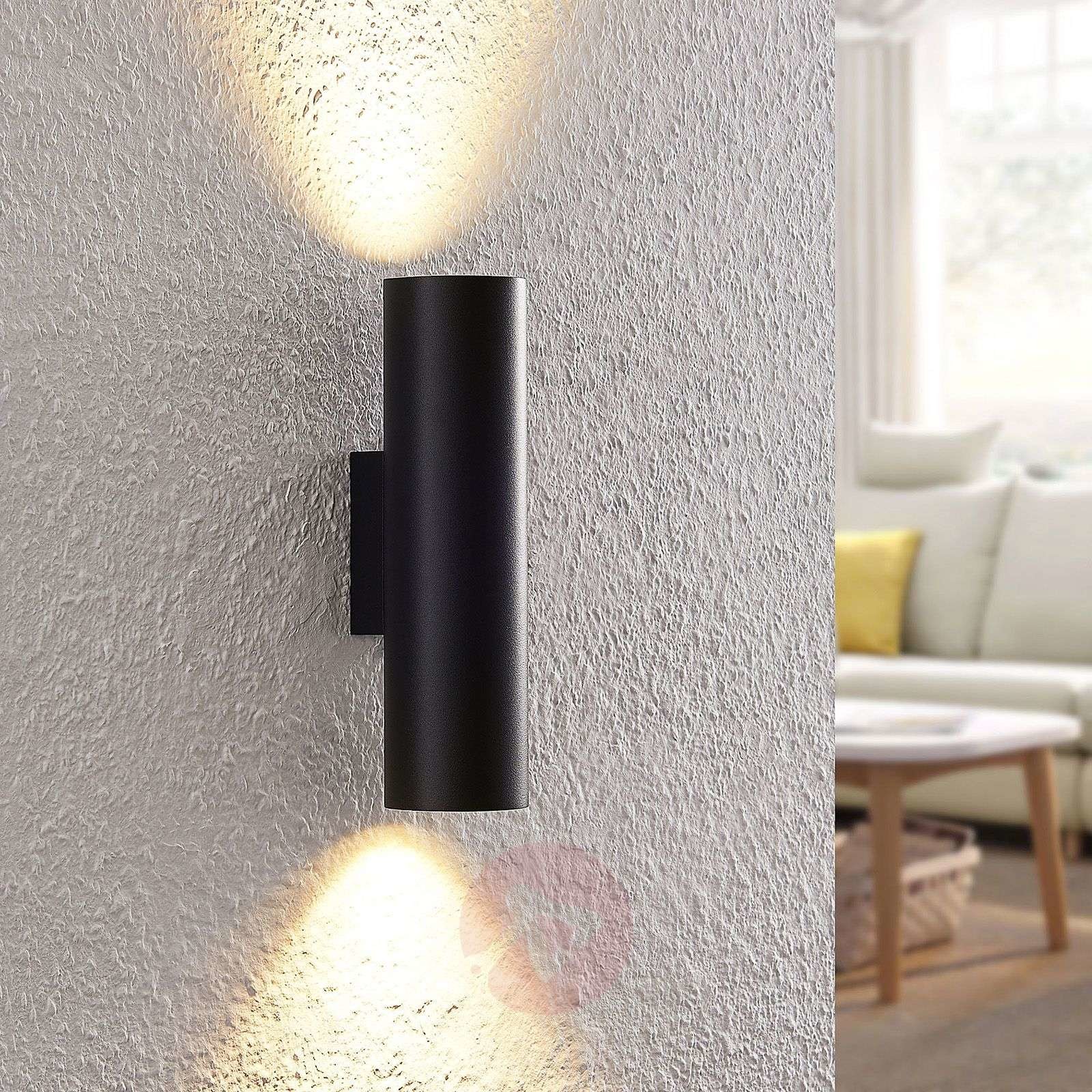 Arcchio Arcchio Dilana lampa ścienna okrągła 2-pkt. czarna