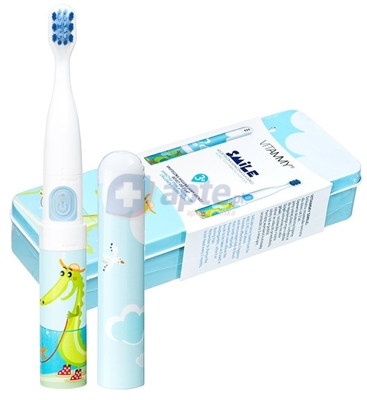 Novamed VITAMMY SMILE szczoteczka soniczna dla dzieci 3+ KROKODYL x1 sztuka