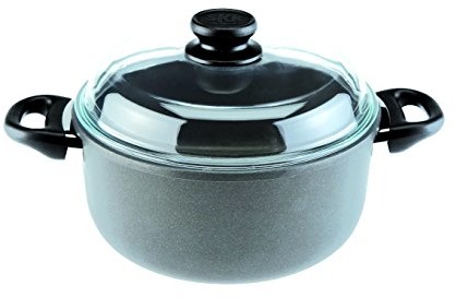 skk Garnek z pokrywką szklaną o średnicy 28 cm z odlewanego SKK 2591 Titan Induction, 2591