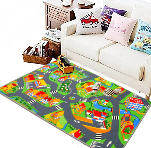 Dywan Dywanik Dla Chłopca 150X200 1,5x2 Uliczki