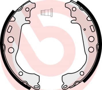 BREMBO Zestaw szczęk hamulcowych S 83 508