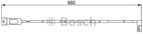BOSCH Styk ostrzegwaczy, zużycie okładzin hamulcowych 1 987 474 909