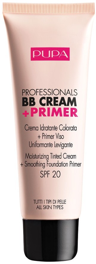 Pupa BB Cream + Primer Oil/Combination Skin krem BB z bazą pod makijaż 002 Sand 50ml
