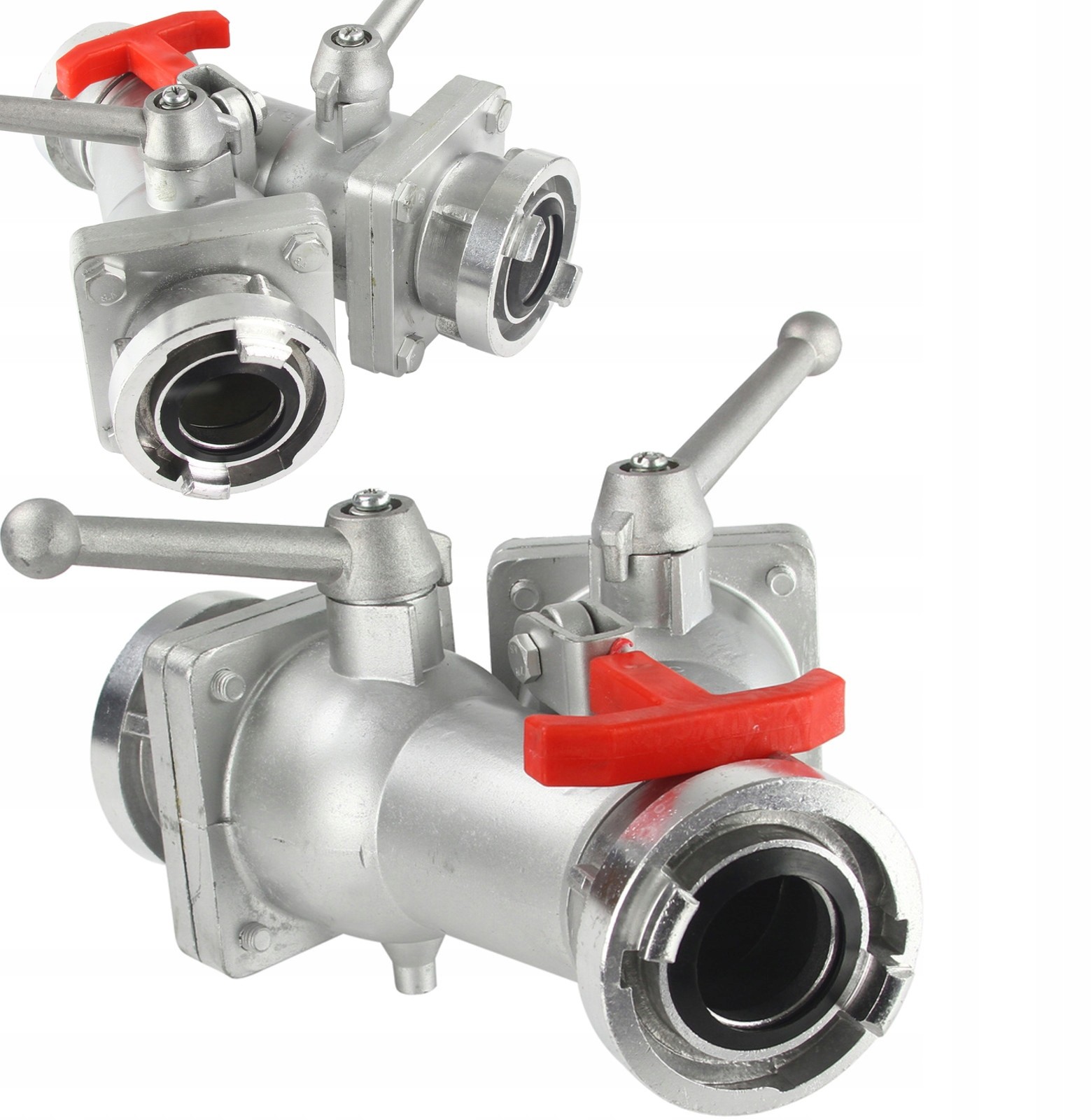 Rozdzielacz Kulowy Strażacki Złącze 3x 2'' 52mm