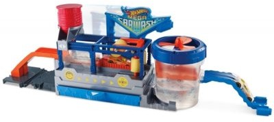 Mattel City. SuperMyjnia samochodowa + auto zmieniające kolor