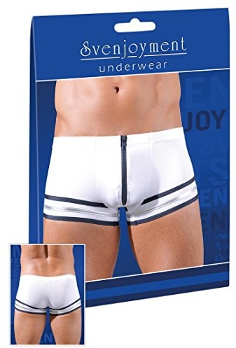 Svenjoyment SVEN Joy Document męskie bokserki marynarski z zamkiem błyskawicznym Biały spód mężczyzn M 21313232711