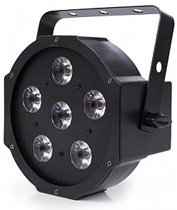 HQ Power FLAT PAR - 6 x 3 W RGB LED HQLP10004