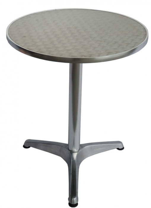 Vente-Unique Okrągły stół ogrodowy MONTMARTRE z aluminium