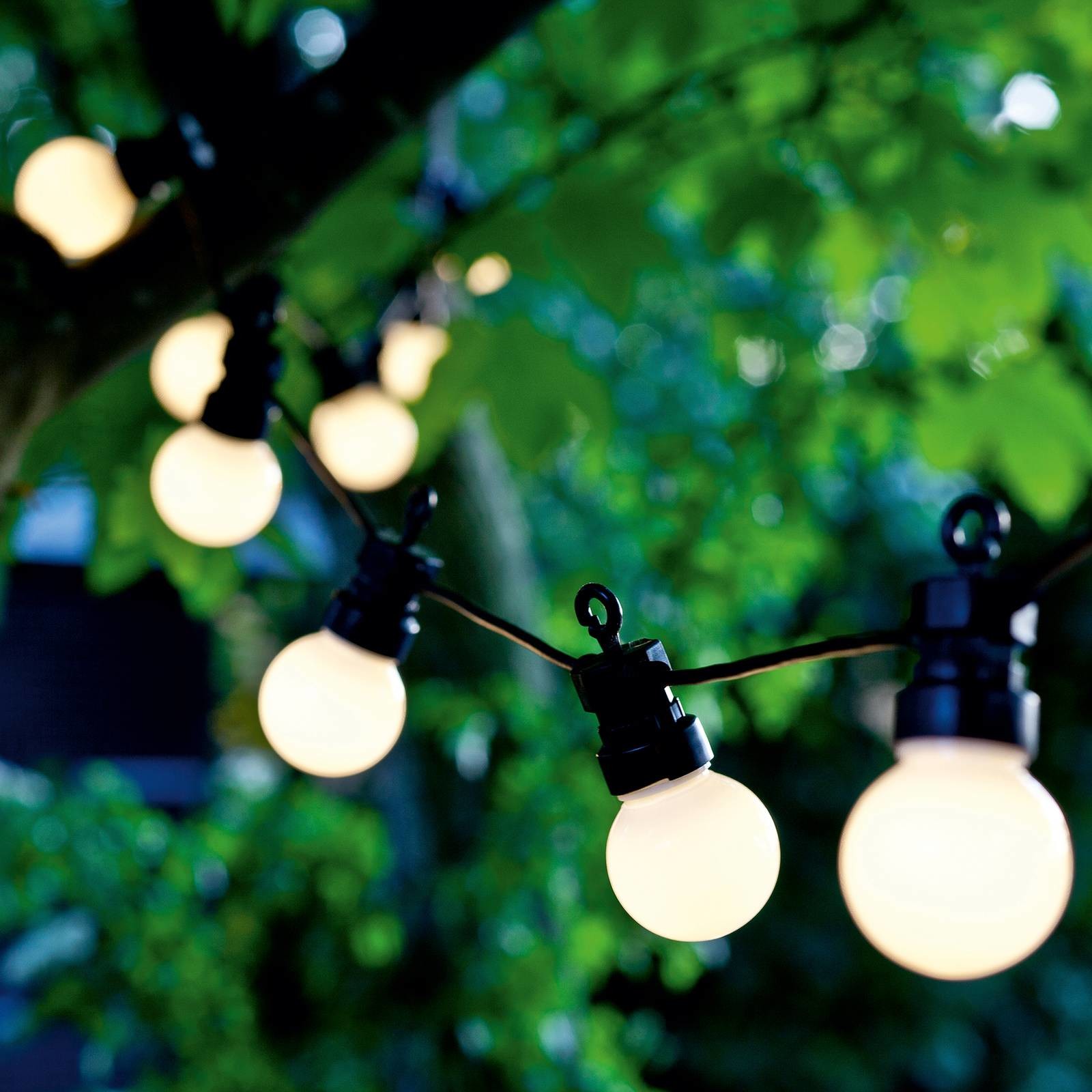 SIRIUS Łańcuch solarny LED Lucas Start-Set, matowy