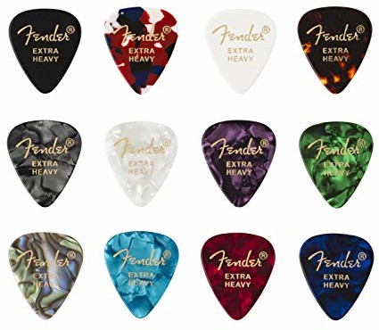 Fender 351 Celluloid Medley Picks, XH (12 sztuk) 0980300700