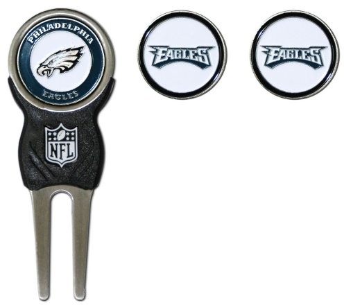 Team Golf NFL zestaw markerów do gry w golfa z 3 końcówkami do piłek, markery do demontażu, wielokolorowa, w rozmiarze uniwersalnym