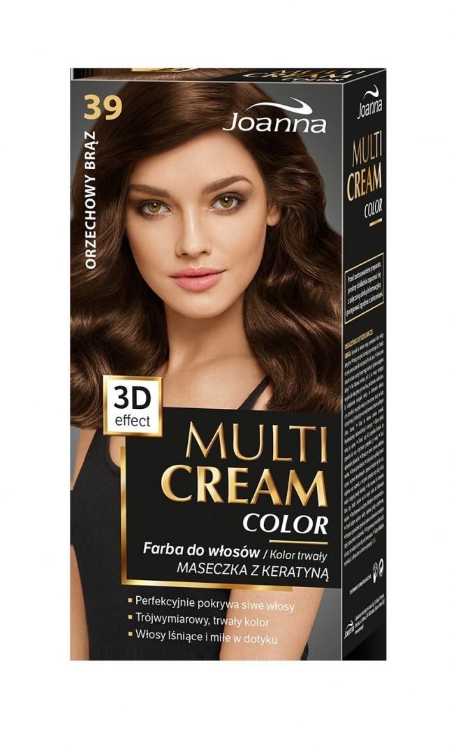 Joanna Multi Cream Color Farba nr 39 Orzechowy Brąz 62567