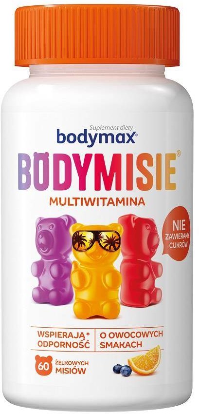 Bodymax Bodymisie żelki dla dzieci suplement diety Multiwitamina 60szt. 92144-uniw