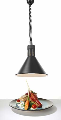 Hendi Lampa do podgrzewania potraw- wisząca, stożkowa średnica 275x(H)250 mm, czarna 273845